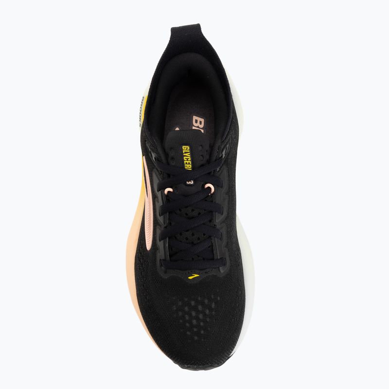 Дамски обувки за бягане Brooks Glycerin 23 black/peach/nightlife 5