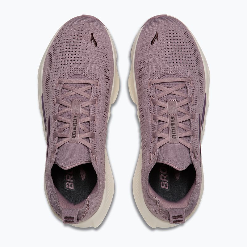 Дамски обувки за бягане Brooks Glycerin Flex rose/raisin/metallic 5