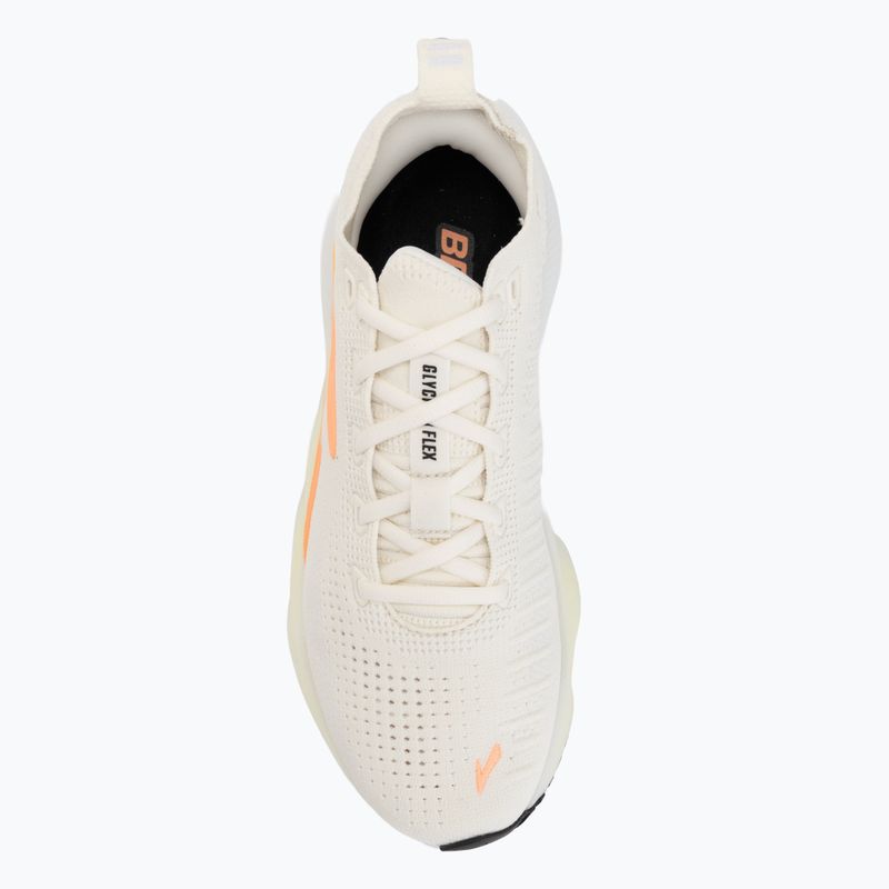 Дамски обувки за бягане Brooks Glycerin Flex white/peach/nightlife 5