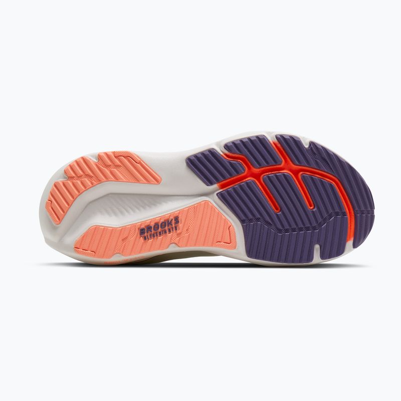 Дамски обувки за бягане Brooks Glycerin GTS 23 white/mulled grape/clear 4