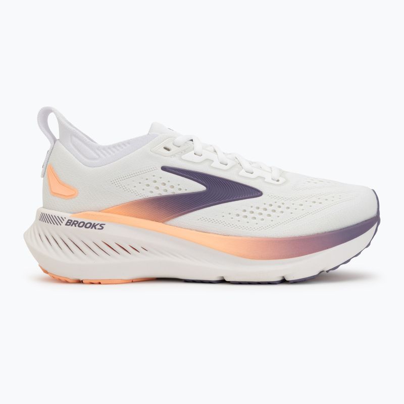 Дамски обувки за бягане Brooks Glycerin GTS 23 white/mulled grape/clear 2