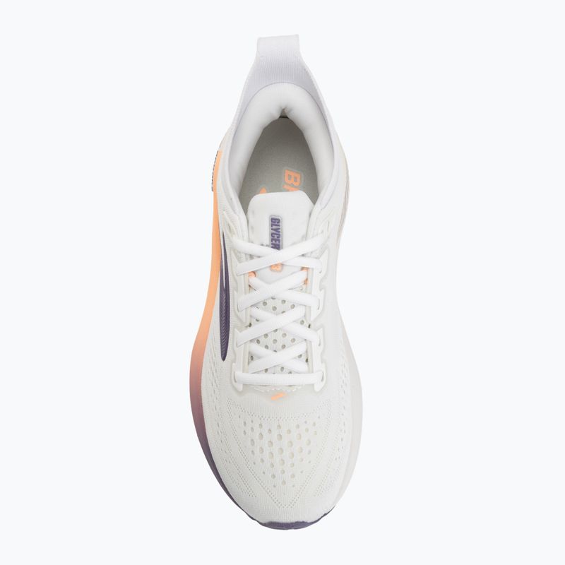 Дамски обувки за бягане Brooks Glycerin GTS 23 white/mulled grape/clear 5