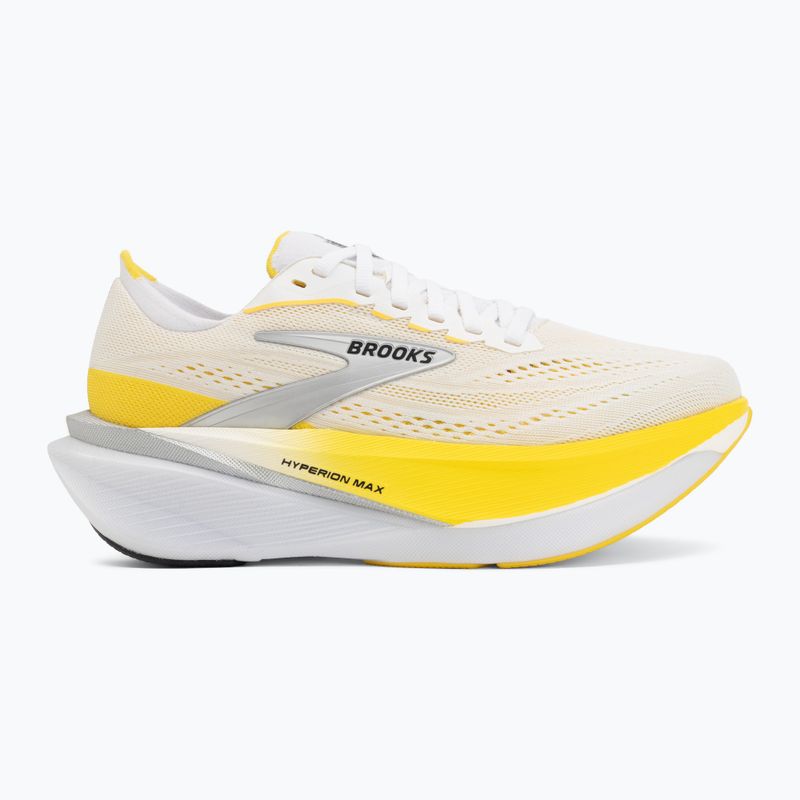 Дамски обувки за бягане Brooks Hyperion Max 4 white/cyber yellow/black 2