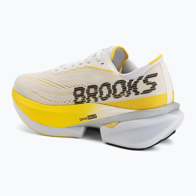 Дамски обувки за бягане Brooks Hyperion Max 4 white/cyber yellow/black 3