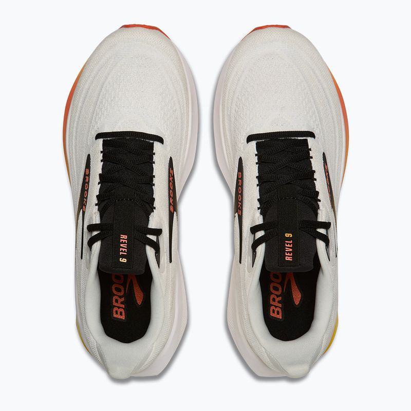 Мъжки обувки за бягане  Brooks Revel 9 white/orange/black 5