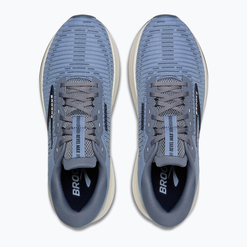 Мъжки обувки за бягане  Brooks Revel Max rain washed/grey/navy 5