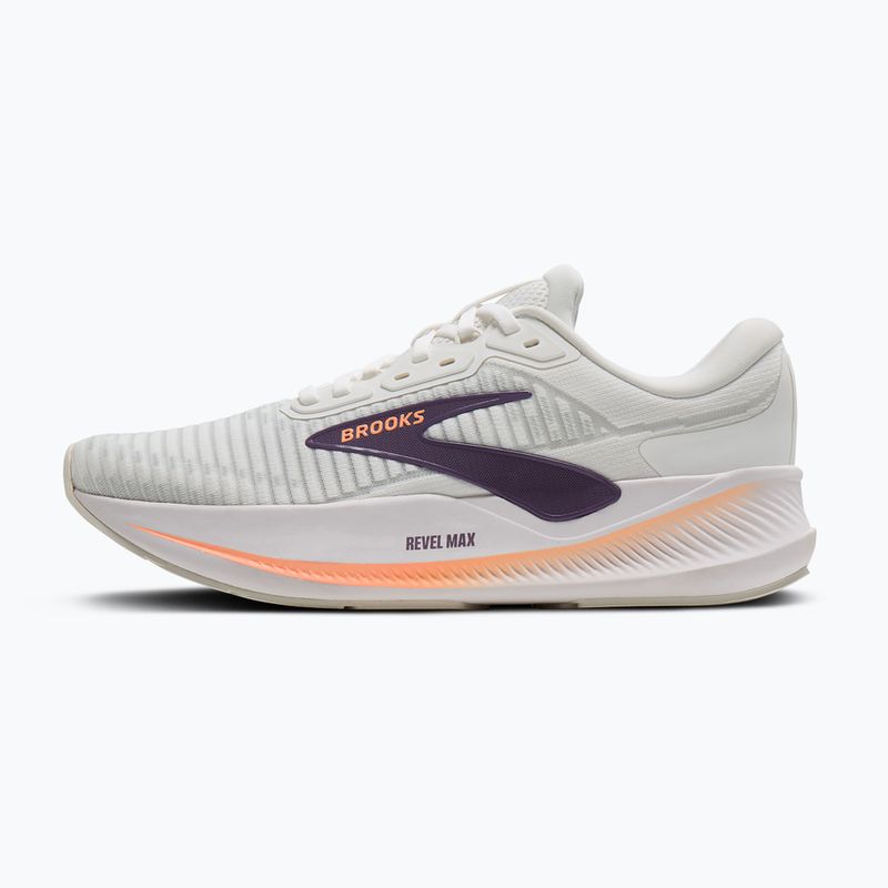 Дамски обувки за бягане Brooks Revel Max brightwhite/mulledgrape/peach 2