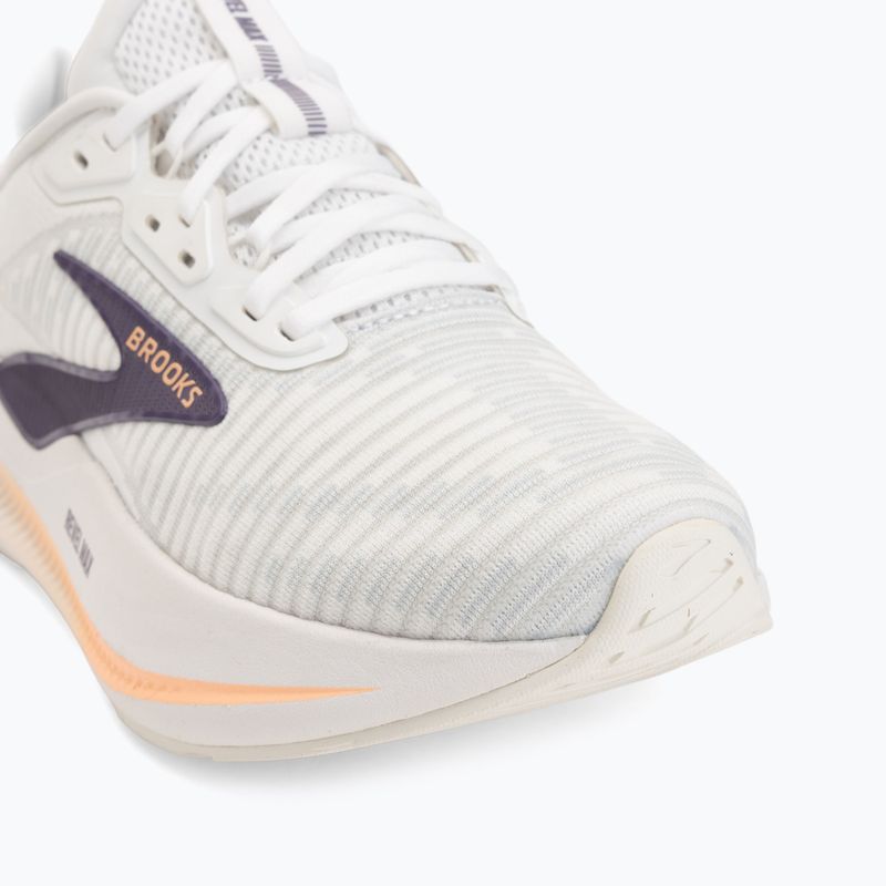 Дамски обувки за бягане Brooks Revel Max brightwhite/mulledgrape/peach 7