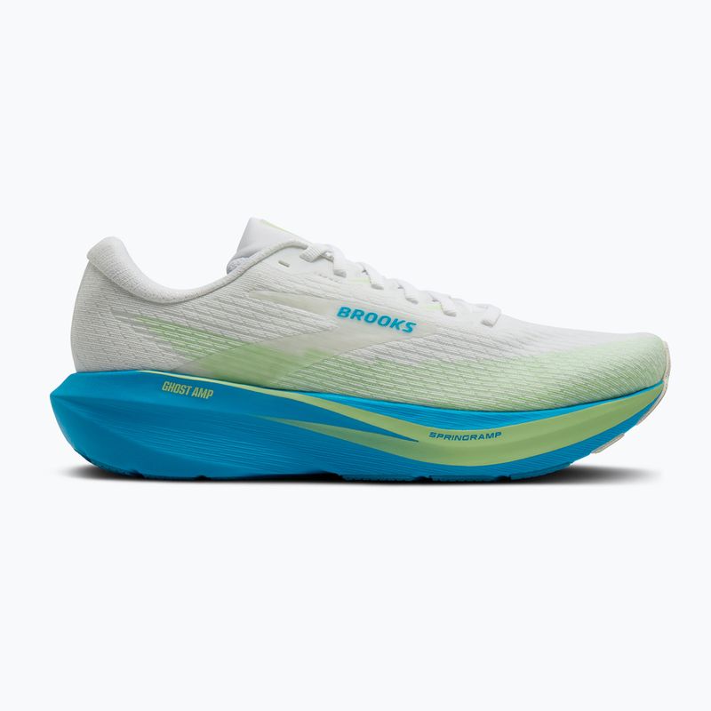 Мъжки обувки за бягане  Brooks Ghost Amp white/blue/paradise green 2