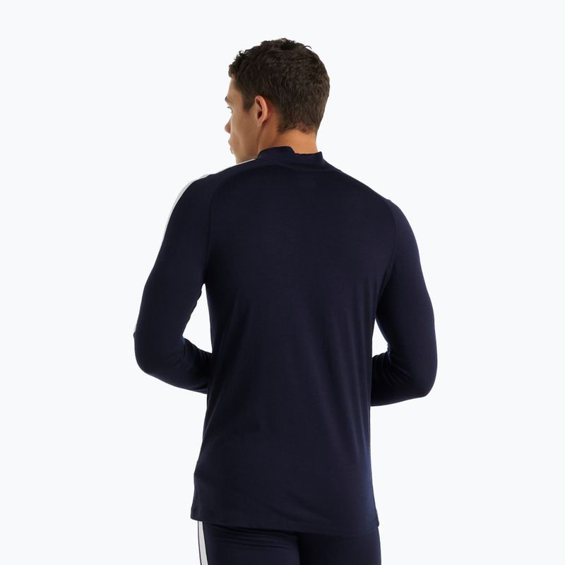 Мъжка термоактивна блуза icebreaker 200 Oasis Sonebula High Neck navy/royal navy/snow/cb 3