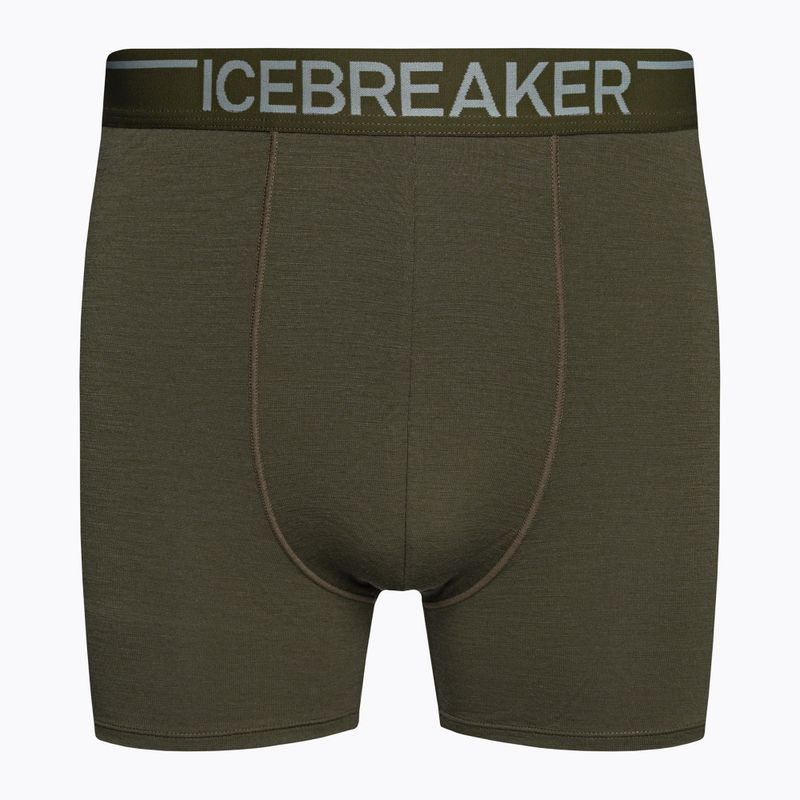 Мъжки термални боксерки Icebreaker Anatomica Loden 103029