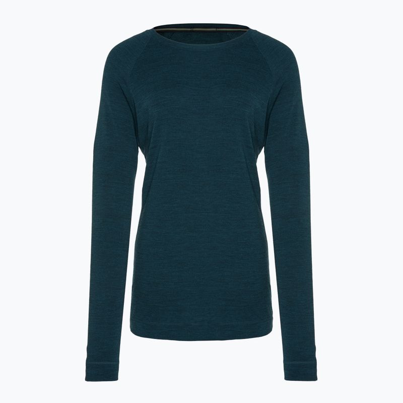 Дамска термо блуза с дълъг ръкав Smartwool Merino 250 Baselayer Crew Boxed twilight blue heather