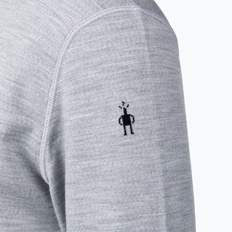 Мъжка термоактивна блуза Smartwool Merino 250 Baselayer Crew Boxed light gray heather 4