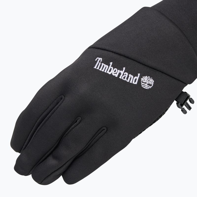 Rękawiczki męskie Timberland Stretch Colorblock Softshell Fleece black 4