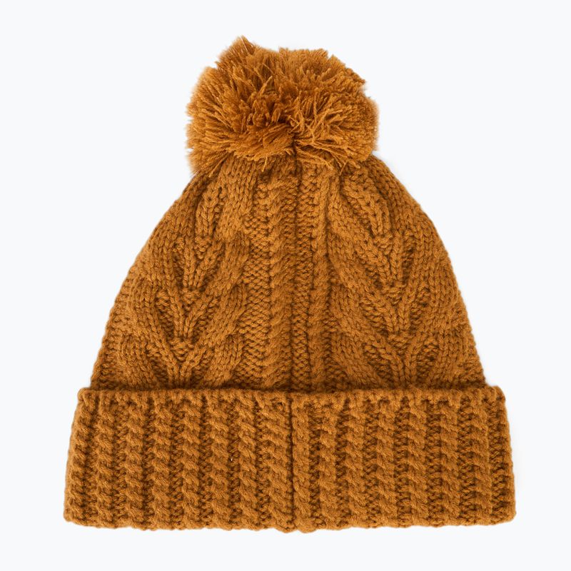 Дамска зимна шапка Timberland Cable Premium Pom Beanie wheat 2