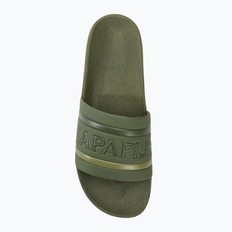 Napapijri мъжки джапанки NP0A4I8F new olive green 5