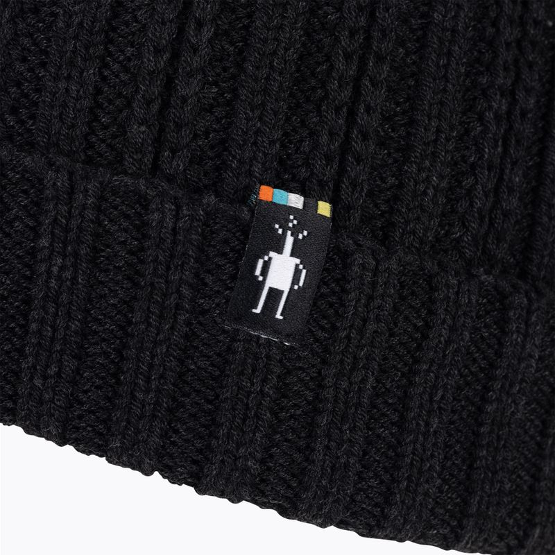 Smartwool Rib Hat зимна шапка charcoal heather 3