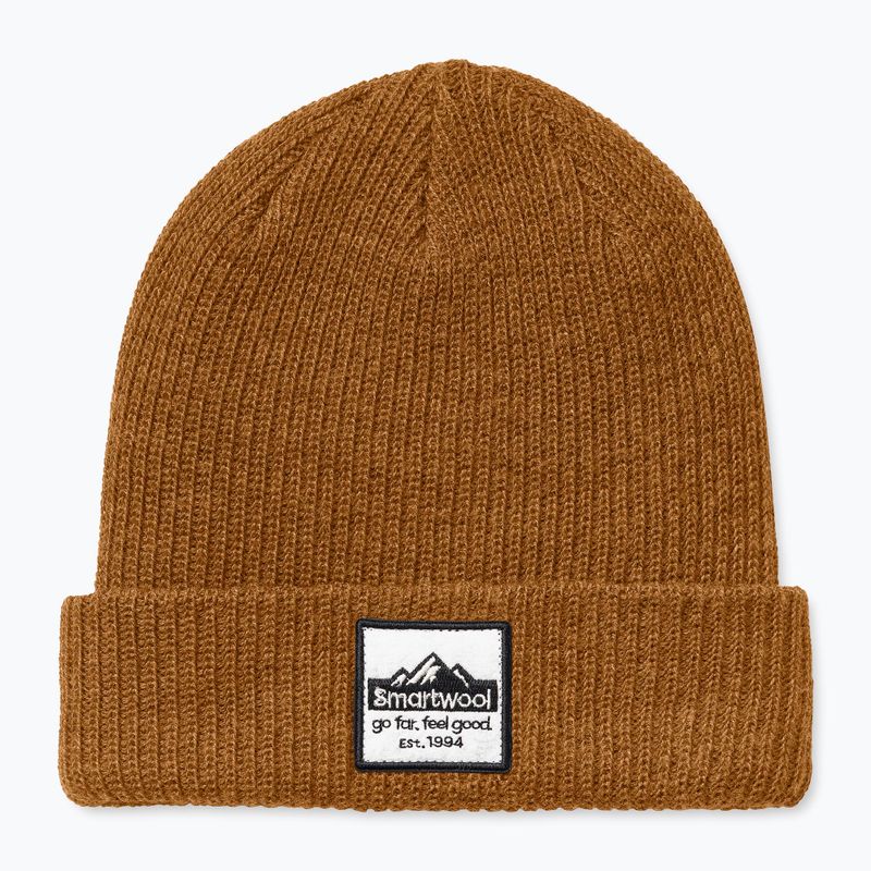 Smartwool Patch кафява зимна шапка 11493-G36 6
