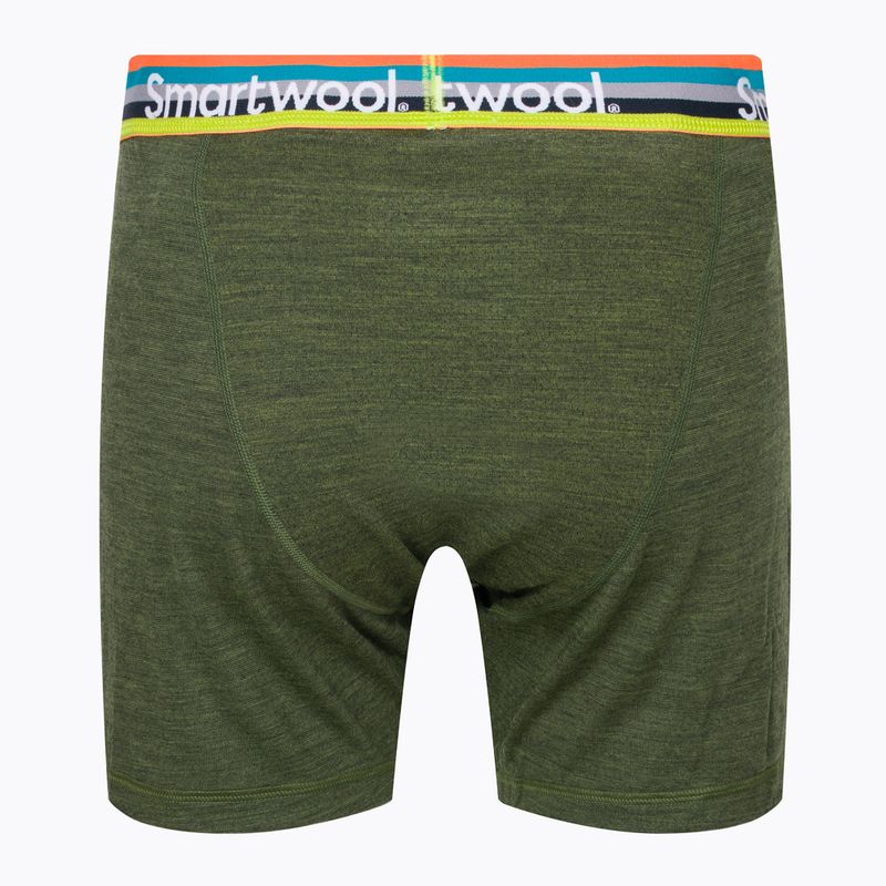 Мъжки боксерки Smartwool Merino Sport Boxer Brief Boxed термо боксерки зелени 17342 2