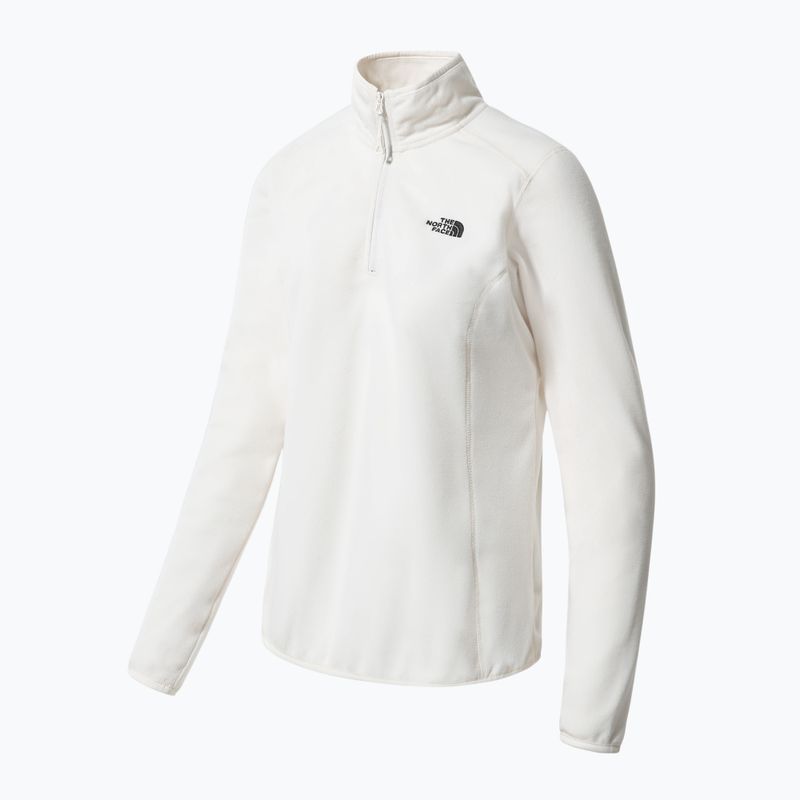 Дамски поларен суитшърт The North Face 100 Glacier 1/4 Zip white