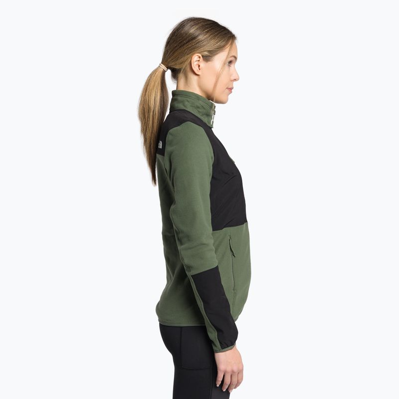 Дамски поларен суитшърт The North Face Diablo Midlayer black-green NF0A5IHUWTQ1 3