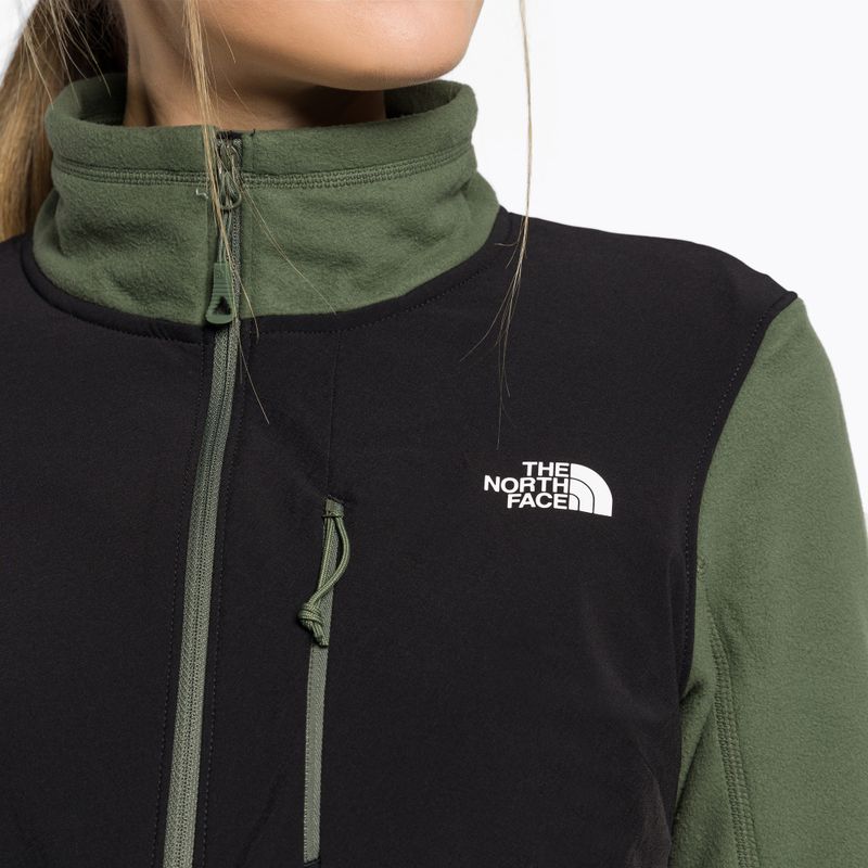 Дамски поларен суитшърт The North Face Diablo Midlayer black-green NF0A5IHUWTQ1 6