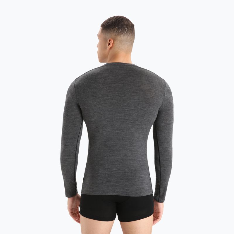 Мъжка термоактивна блуза с дълъг ръкав icebreaker Merino 150 Anatomica Crewe jet heather 3