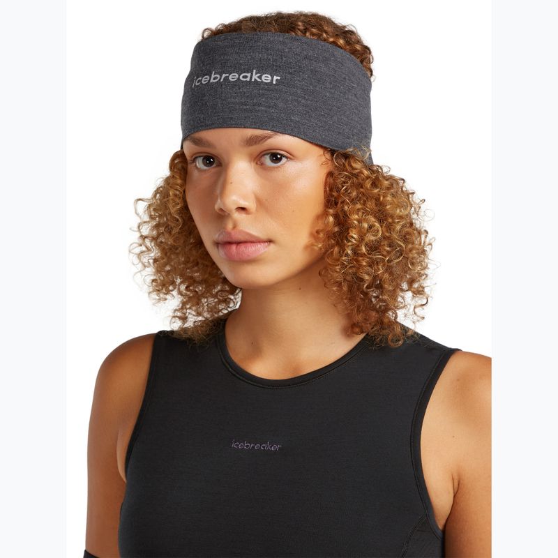 Лента за глава Icebreaker Merino 200 Oasis Headband jet heather 7