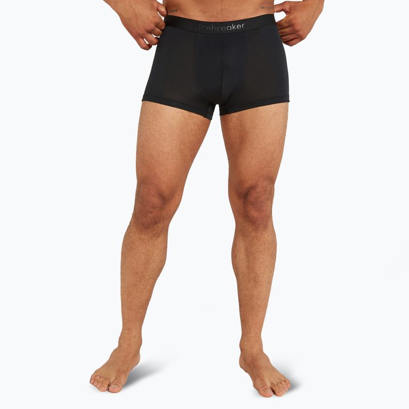 Мъжки термални боксерки Icebreaker Merino 125 Cool-Lite Anatomica Trunks black 2