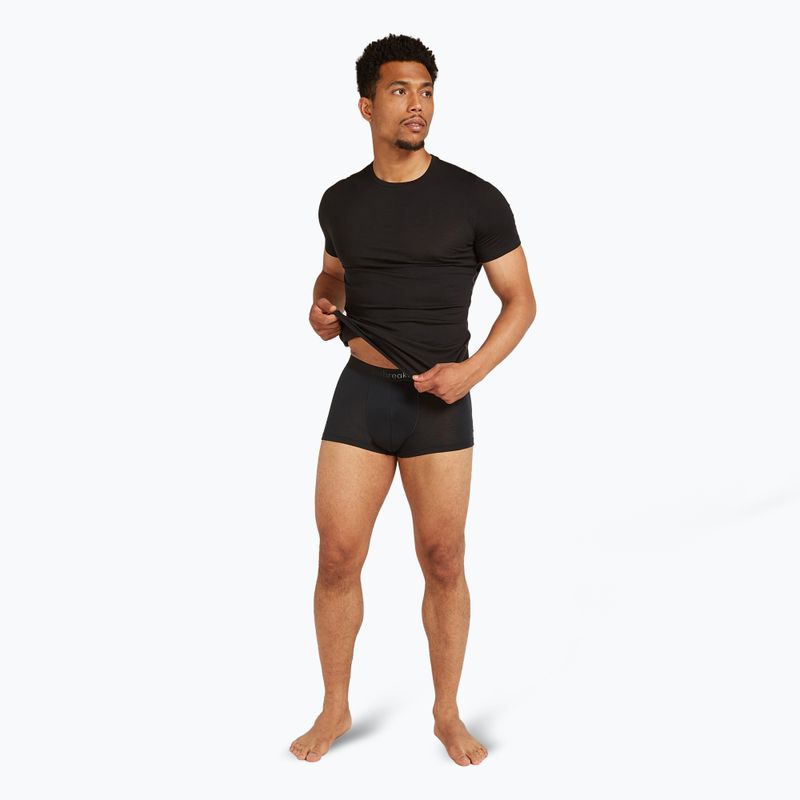 Мъжки термални боксерки Icebreaker Merino 125 Cool-Lite Anatomica Trunks black 3