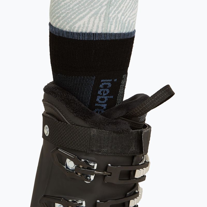 Дамски скиорски чорапи Icebreaker Merino Ski+ Light OTC black/dawn/graphite 4