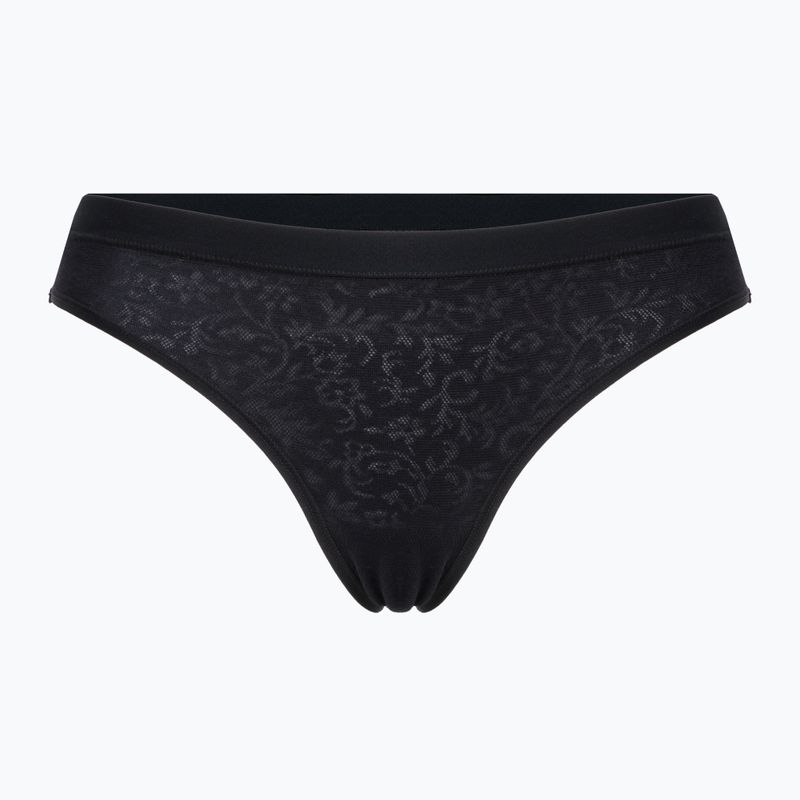 Дамски термални бикини Smartwool Merino Lace Bikini Boxed black SW016618
