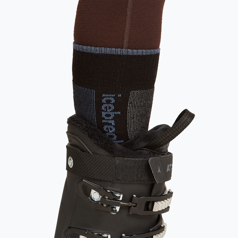 Дамски скиорски чорапи Icebreaker Merino Ski+ Ultralight OTC black/dawn/graphite 4