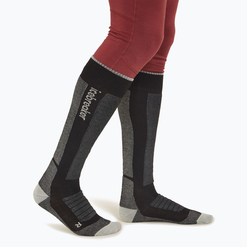 Мъжки скиорски чорапи Icebreaker Merino Ski+ Medium OTC black/ether/grahite 4
