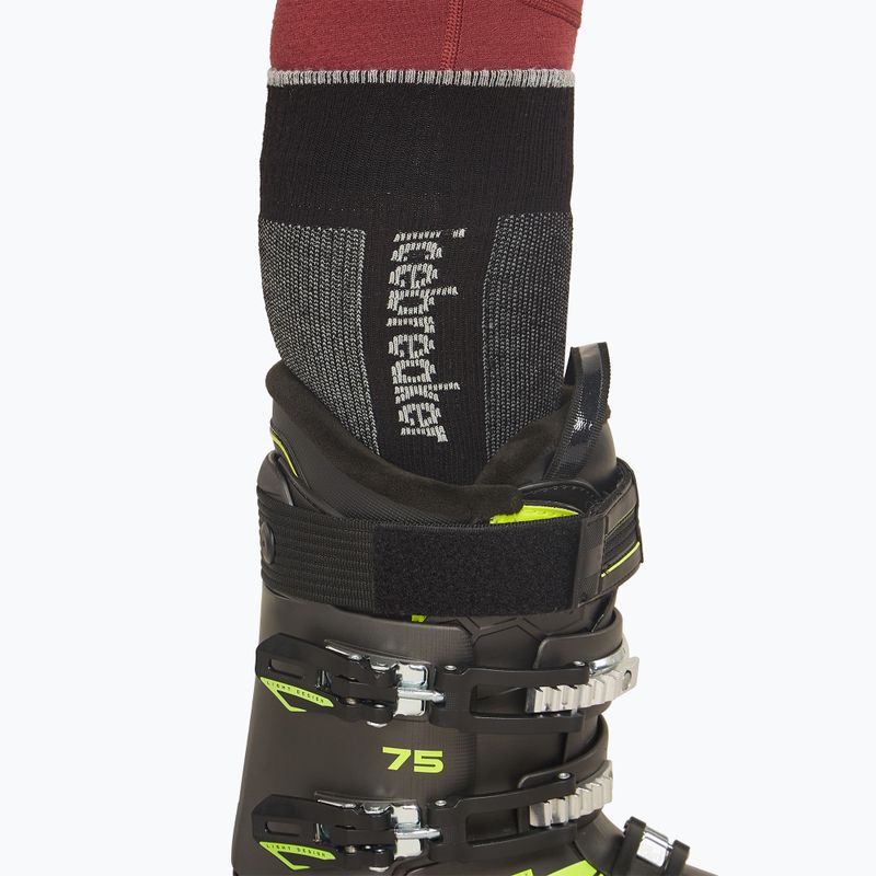 Мъжки скиорски чорапи Icebreaker Merino Ski+ Medium OTC black/ether/grahite 6