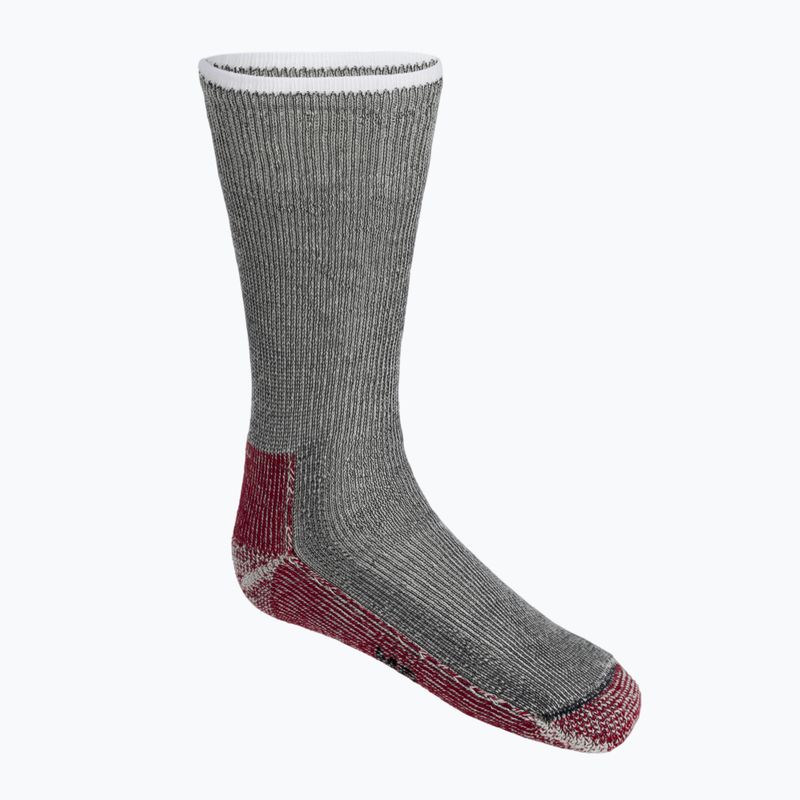 Скиорски принадлежности за трекинг Smartwool Classic Mountaineer Maximum Cushion Crew szaro-czerwone SW0133000031