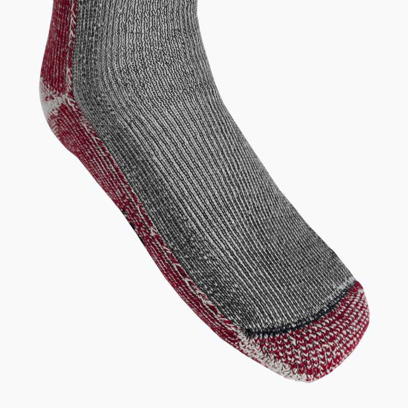 Скиорски принадлежности за трекинг Smartwool Classic Mountaineer Maximum Cushion Crew szaro-czerwone SW0133000031 4