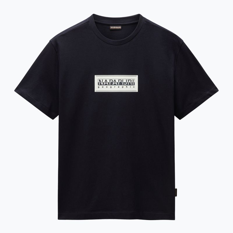 Мъжка тениска Napapijri S-Box Logo black 041 4