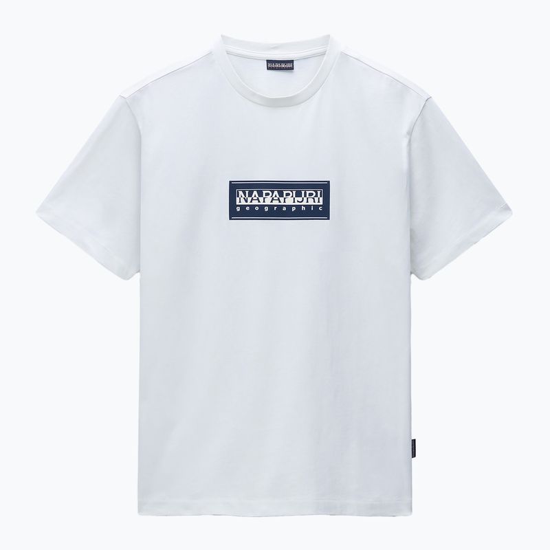 Мъжка тениска Napapijri S-Box Logo white heron 4