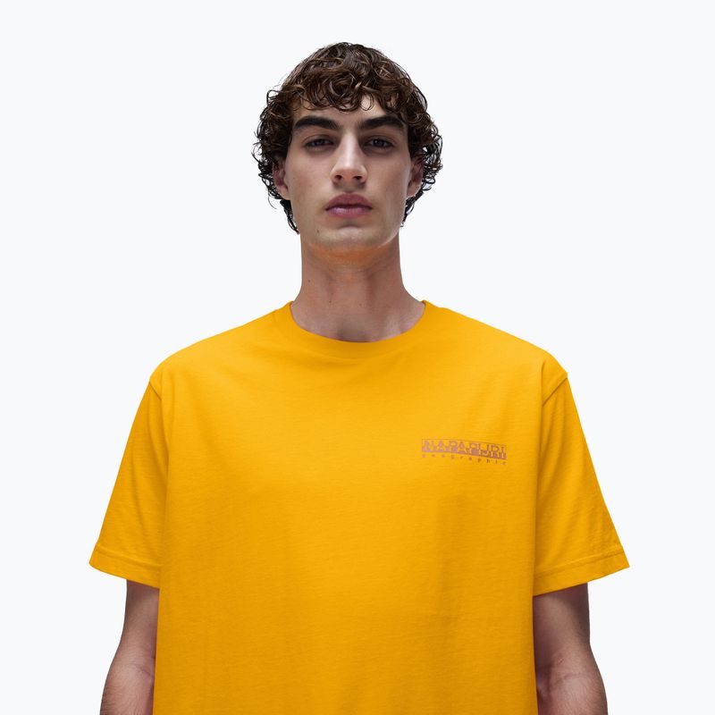 Мъжка тениска Napapijri S-Albula orange marigold 4