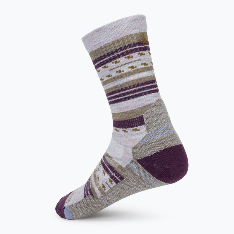 Дамски чорапи Smartwool Hike Light Cushion Margarita Crew purple eclipse 2