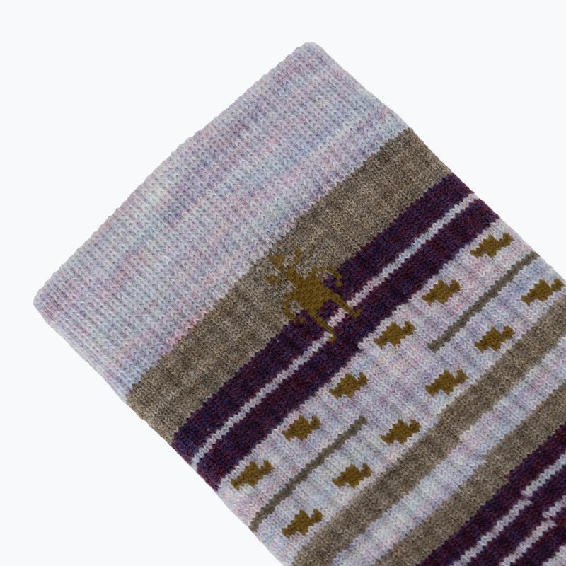 Дамски чорапи Smartwool Hike Light Cushion Margarita Crew purple eclipse 3