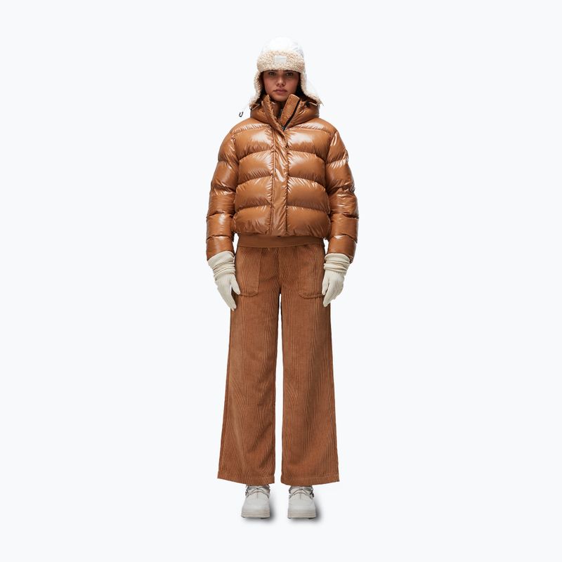 Дамско подлатено яке Napapijri A-Glane brown tobacco 2