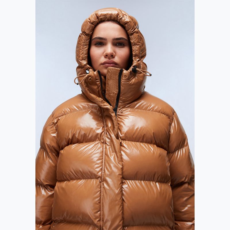 Дамско подлатено яке Napapijri A-Glane brown tobacco 6
