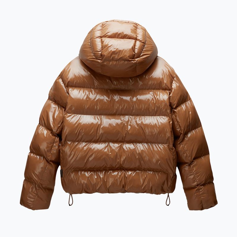 Дамско подлатено яке Napapijri A-Glane brown tobacco 8