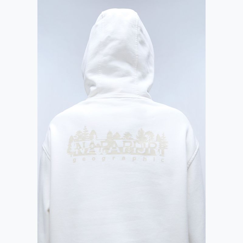 Дамски суитшърт Napapijri B-Blanche Hooded white heron 4