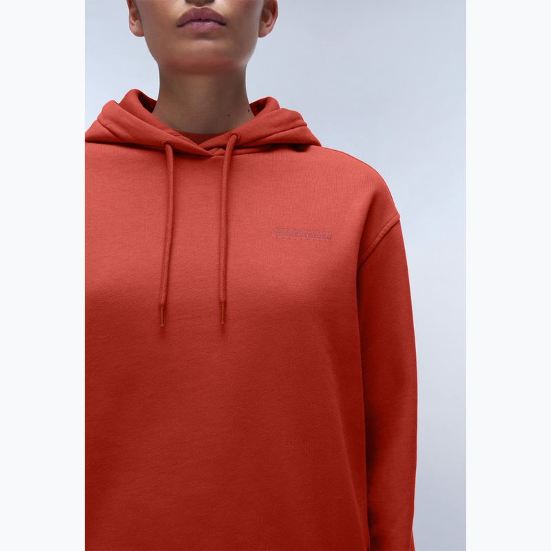 Дамски суитшърт Napapijri B-Blanche Hooded red sauce 3