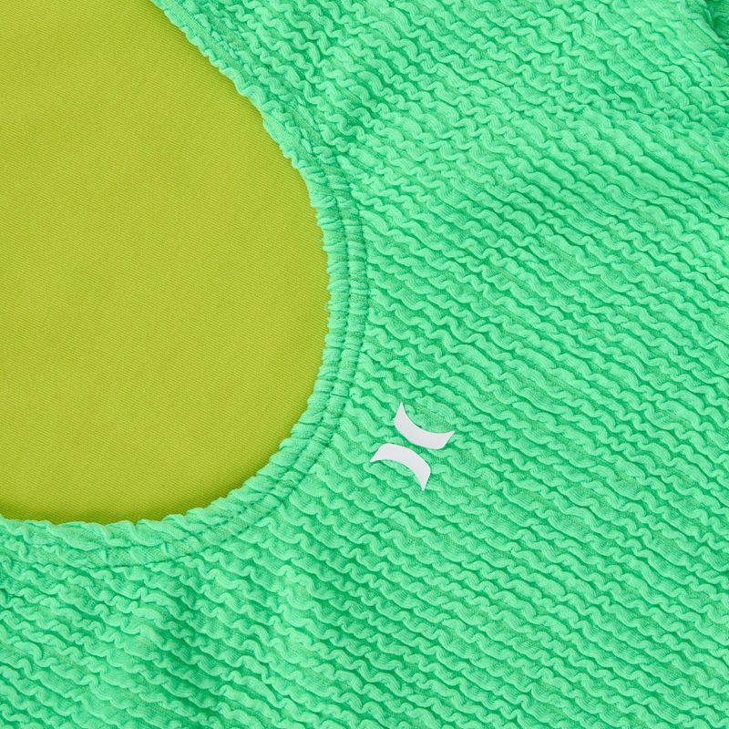 Дамски бански Hurley Solid Scrunch Moderate One Piece seafoam 3