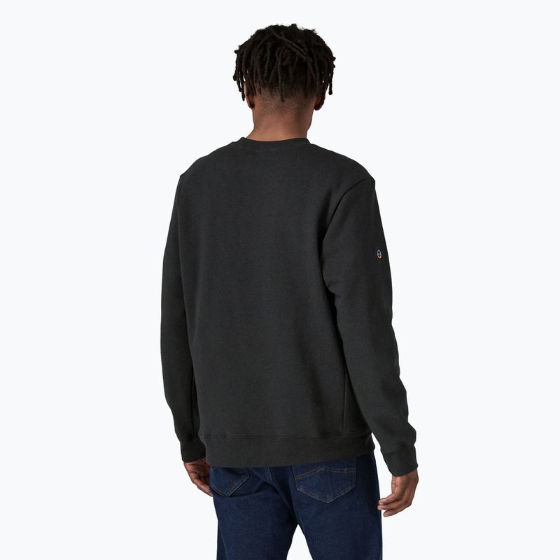 Суитшърт Patagonia Fitz Roy Icon Uprisal Crew black 5