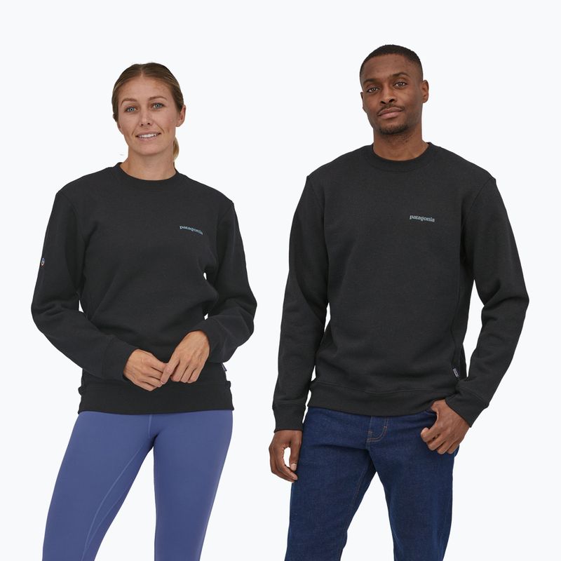 Суитшърт Patagonia Fitz Roy Icon Uprisal Crew black 2